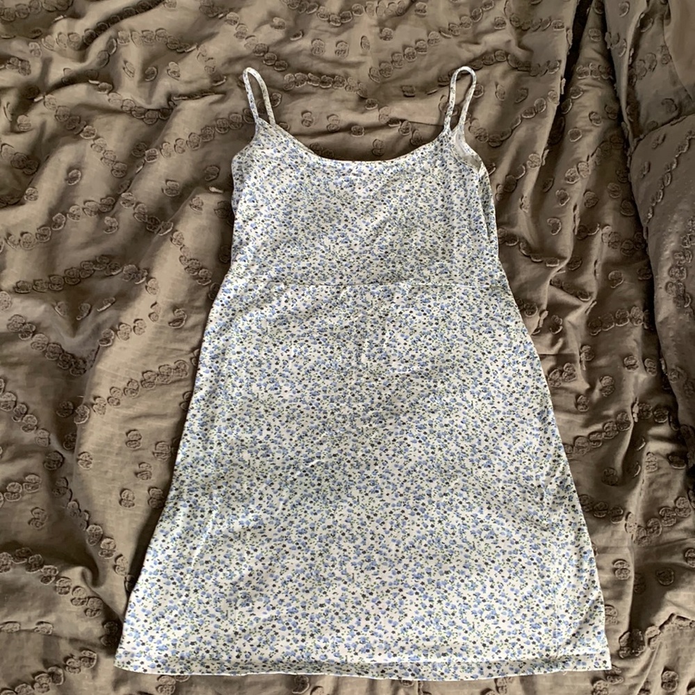 brandy melville floral mini dress